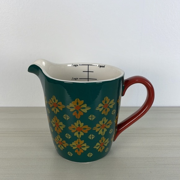 The Pioneer Woman "Love Beyond Measure" 4 cup measuring cup Vintage Geo pattern - Picture 4 of 6